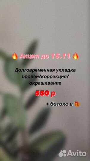 Брови / Модель / Долговременная укладка