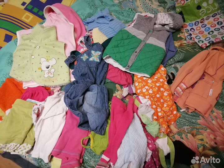 Вещи пакетом на 12-18 месяцев для девочки