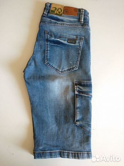 Бриджи джинсовые мужские W28,W30,W31