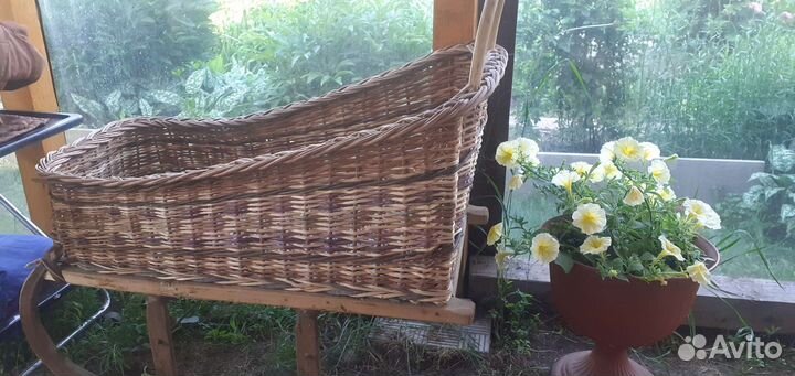 Плетеные санки