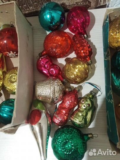 Елочные игрушки СССР лотом