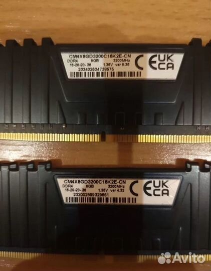 Corsair vengeance LPX DDR4 3200 16gb (2*8gb)