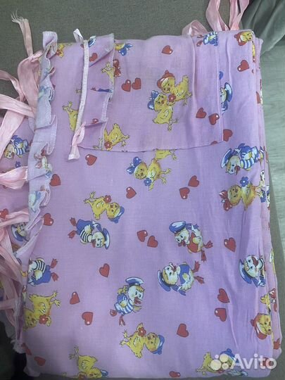 Бортики в детскую кроватку