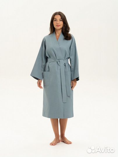 Халат банный вафельный Артикул 1605 - 1602