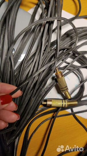 Акустические провода, разъём RCA