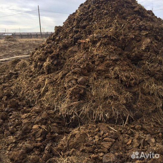 Перегной, навоз валом, перегной в мешках