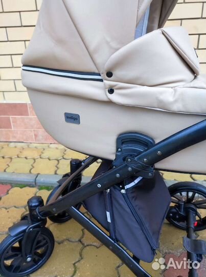 Коляска 2 в 1 эко кожа