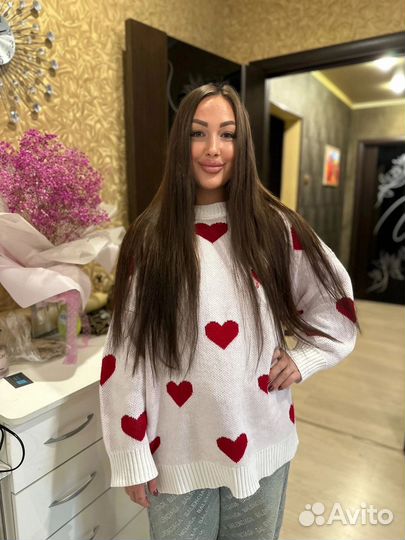 Волосы для наращивания 60 см русые бу