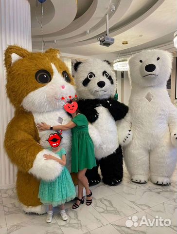 Белый Мишка Умка, Панда,Кот,Бурый Мишка
