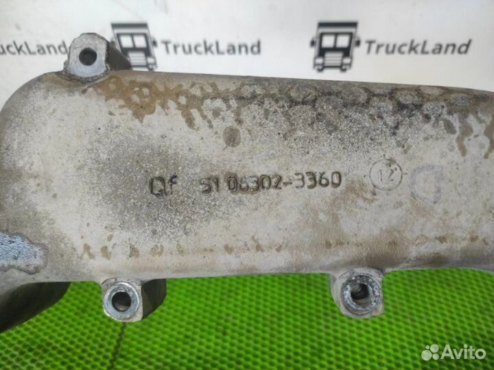 Патрубок системы охлаждения Man Tgx