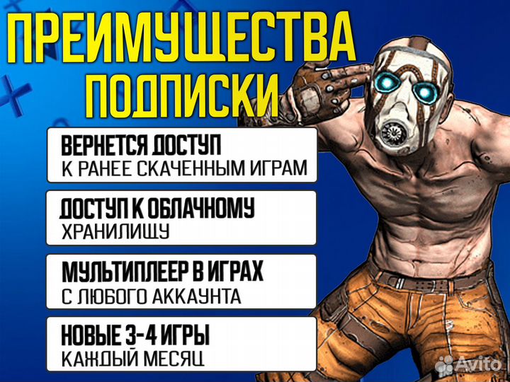 Подписка PS Plus 3 Месяца РФ