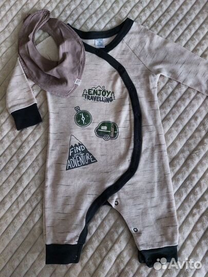 Боди для мальчика 68