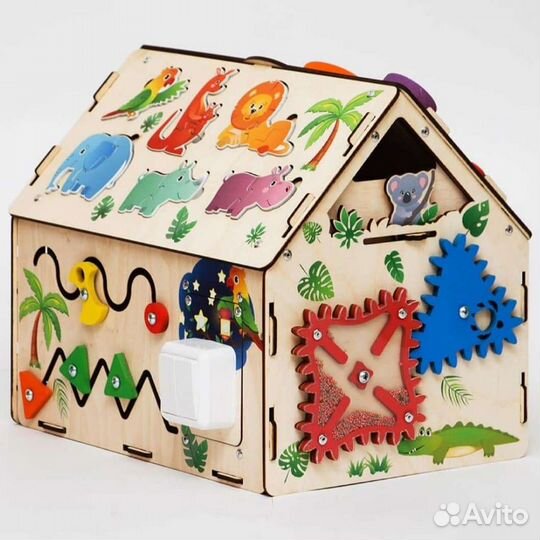 Бизиборд Новый Домик Сафари