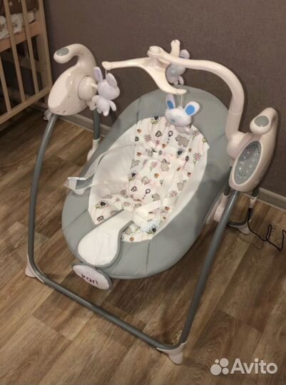 Детские электронные качели для новорожденных