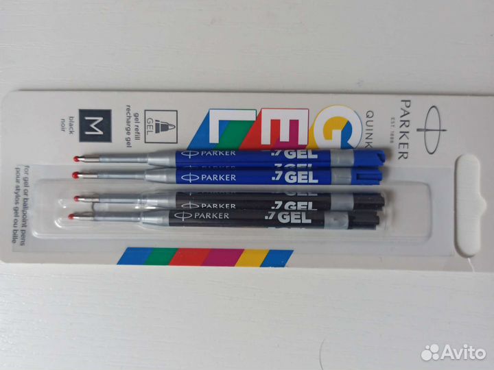 Стержень гелевый для шариковой ручки Parker
