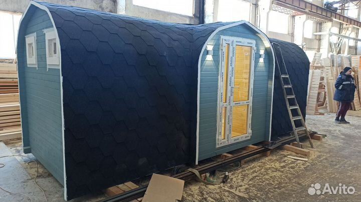 Баня бочка Викинг 4 м Каменногорск