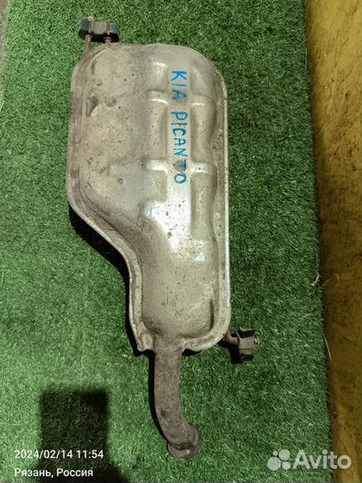 Глушитель в сборе Kia Picanto G4HE 2007