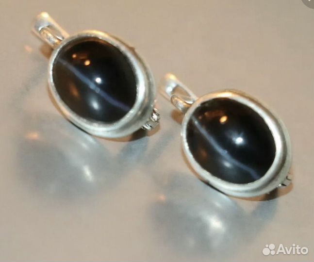 Серьги серебро
