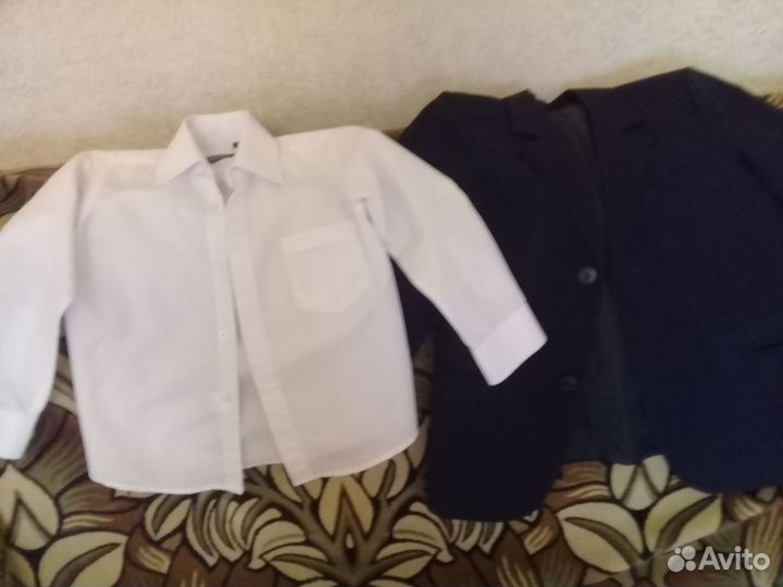 Пиджак школьный и рубашка