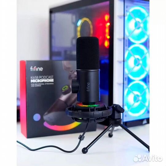 Микрофон Fifine K658 динамический для стримов