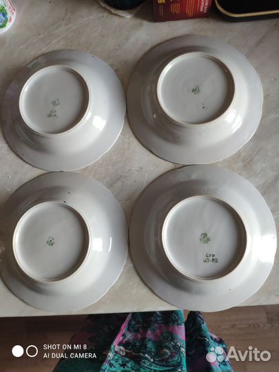 Тарелки полупорционные