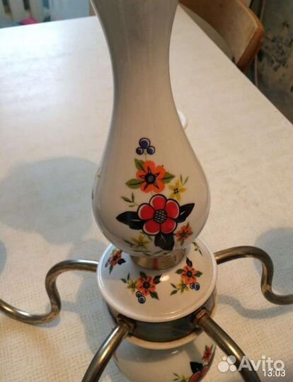 Люстра потолочная. Польская 80-х гг