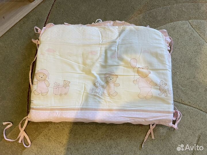 Комплект в кроватку с балдахином