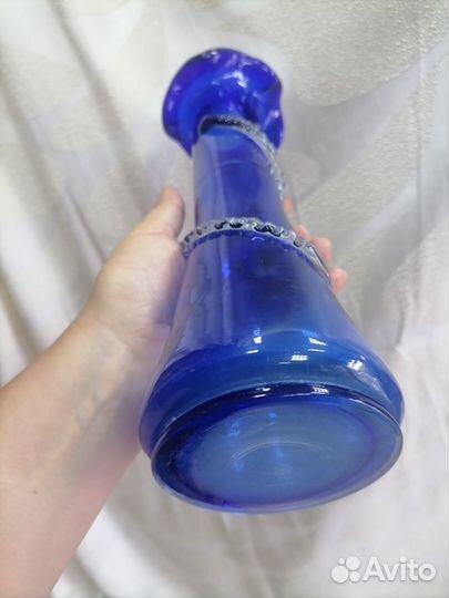 Вазочка кобальт