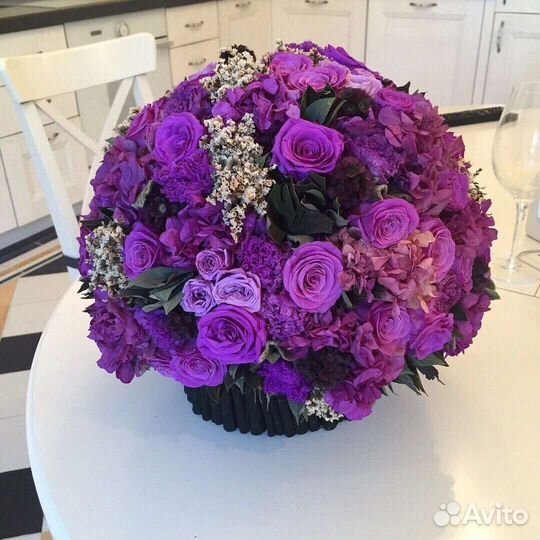 Цветы розы букет