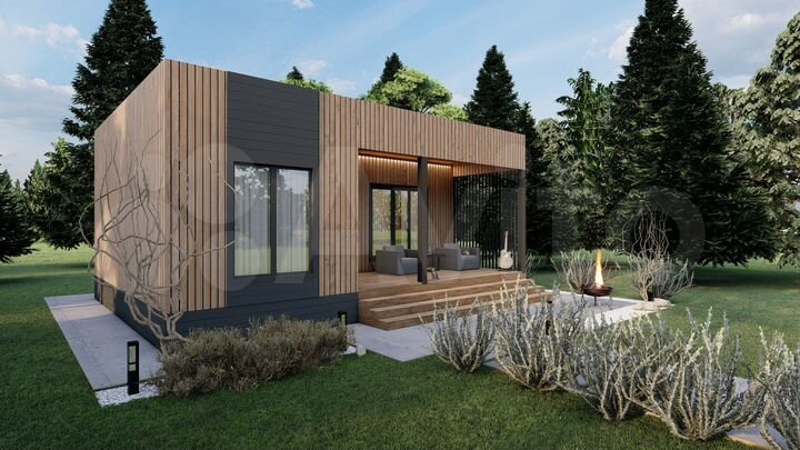 Дом 60 м² на участке 5 сот.