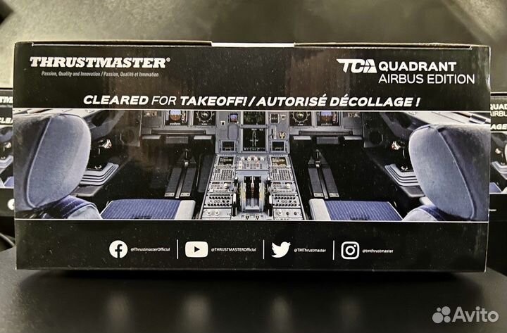 Thrustmaster. Джойстик TCA Quadrant Airbus Edition
