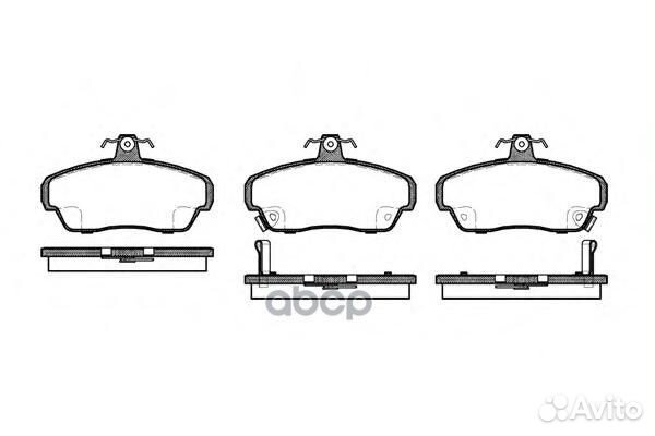 Колодки тормозные дисковые 249002 Road house