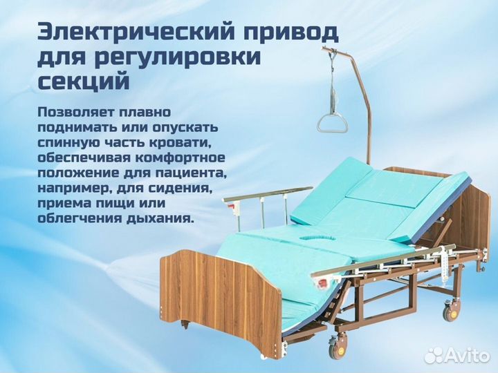 Медицинская кровать функциональная