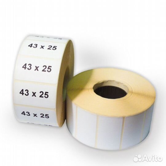 Термоэтикетки 58х40 75*120 58х60 30х20 43х25 58*90