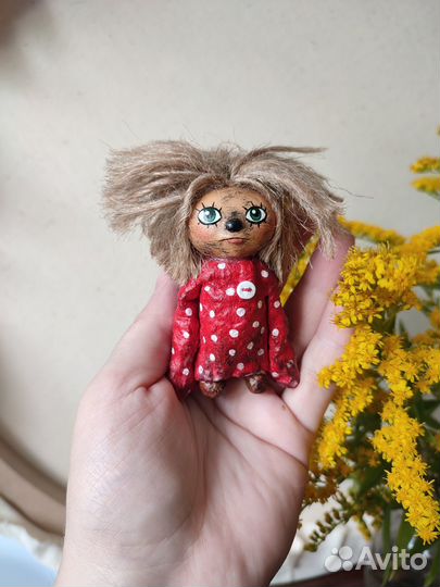 Ватные елочные игрушки снеговик, единорог, Кузя