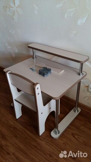 Растущие детский стол и стул