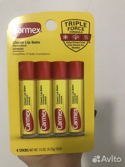 Carmex бальзам для губ оригинал