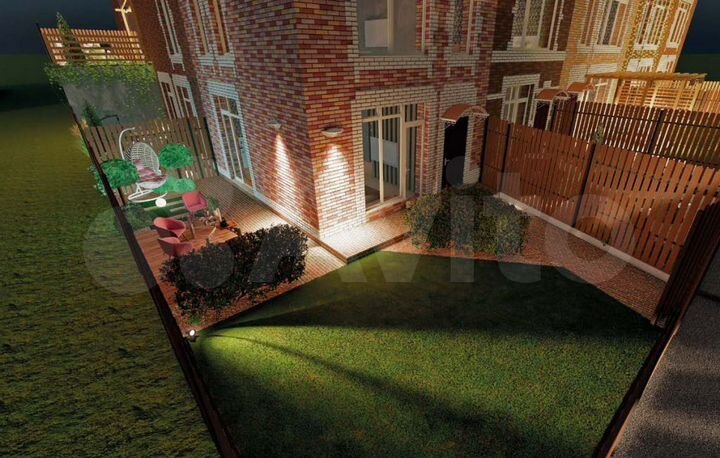 Таунхаус 91 м² на участке 1 сот.