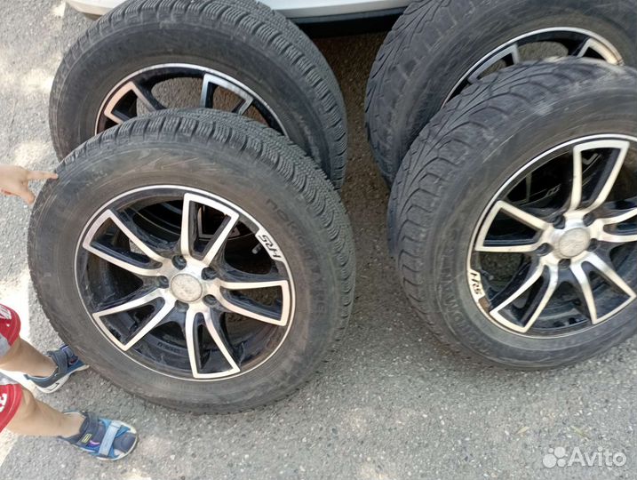 Диски r15, 5x100, стояли на Шкода rapid