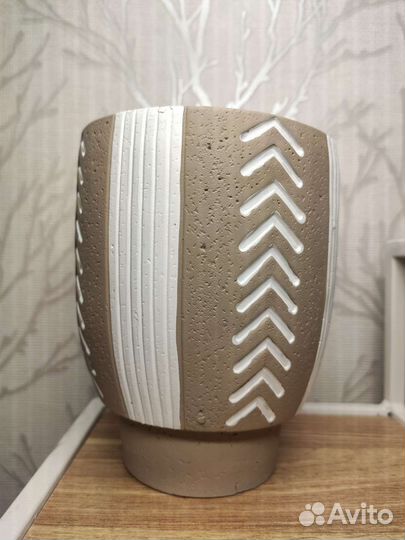 Кашпо керамическое для цветов