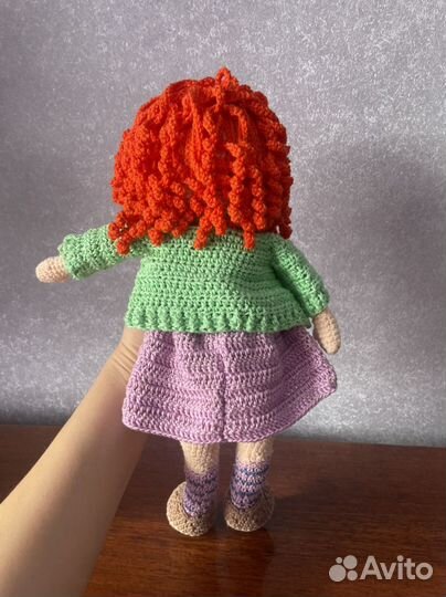Кукла вязаная ручной работы