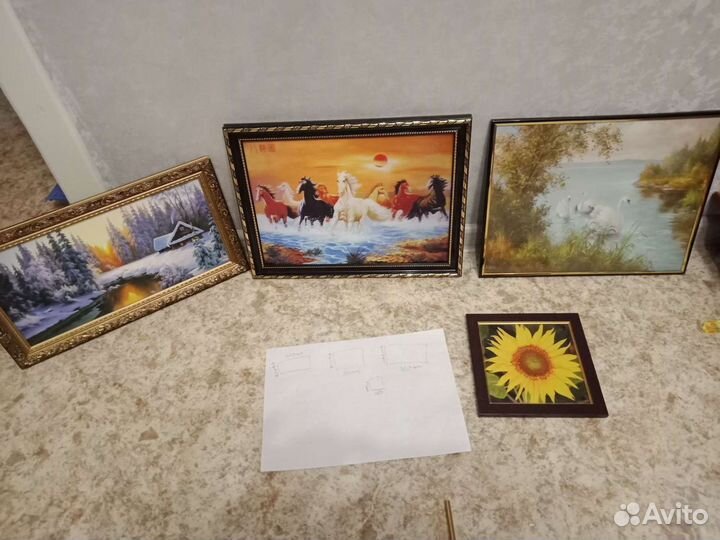 Интерьерная картина бу