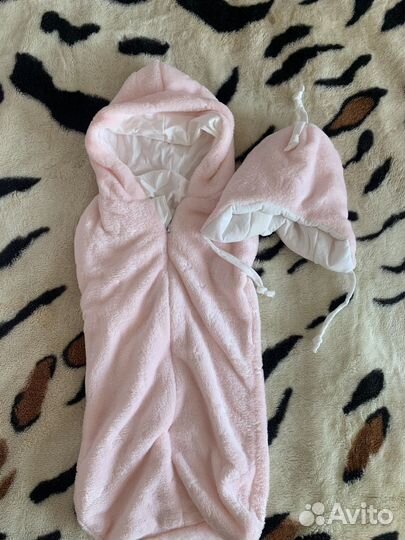 Конверт на выписку для девочки осень зима