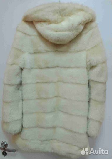 Шуба норковая с капюшоном 44 46