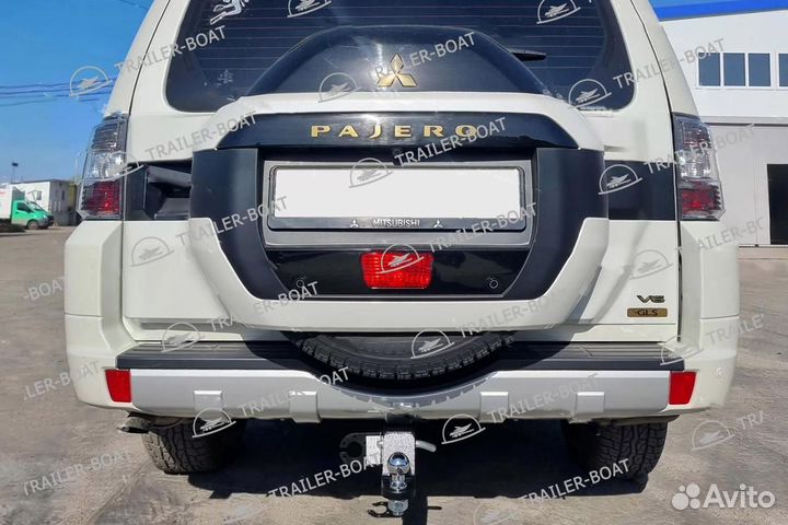Фаркоп Mitsubishi Pajero III 2000-2006, под квадрат, 49188
