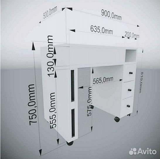 Маникюрный стол arcade