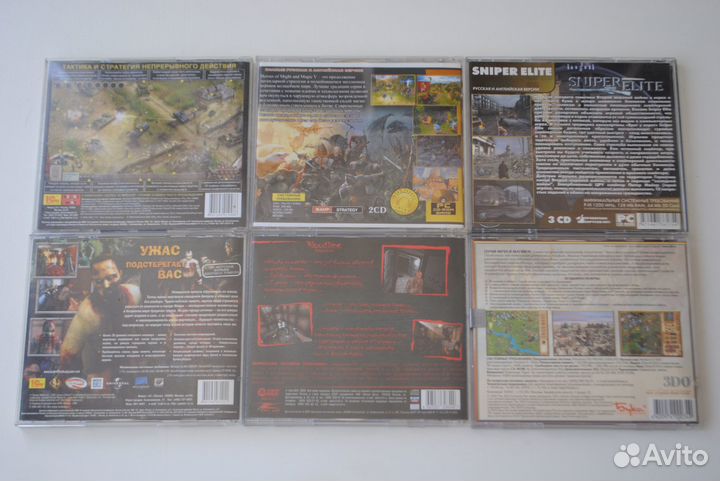Компьютерные игры CD с играми конца 90-2000х годов