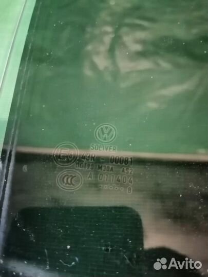 Стекло зад правое Volkswagen Passat B6 2005-2010