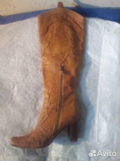 Сапожки женские,нат.кожа, р-р 39