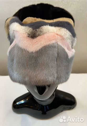 Шапка бини норковая новая